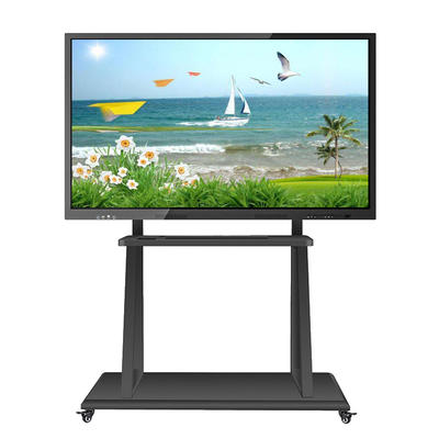 86 inch Interactive Touch Screen Kiosk With Wireless Mirroring