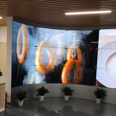 55inch Soft OLED Curved Display With Non Transparency
